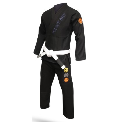 Kimono JJB Brave Art Noir & Bleu Réversible – Performance & Style