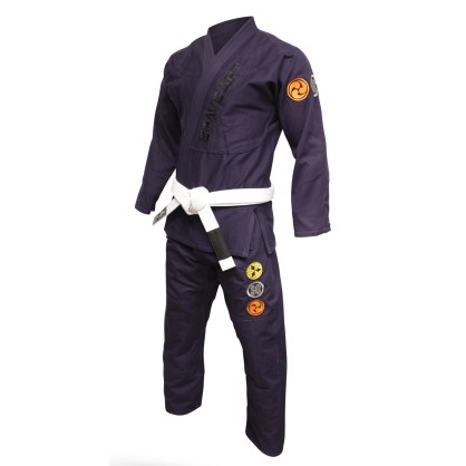 Kimono JJB Brave Art Noir & Bleu Réversible – Performance & Style