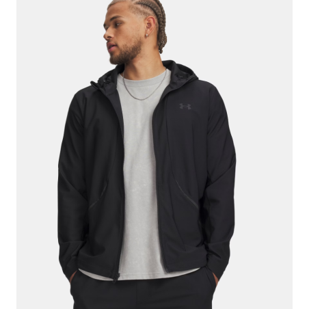 Veste UA Unstoppable Woven Homme 6014621 | Déperlante, Extensible & Ultra Résistante