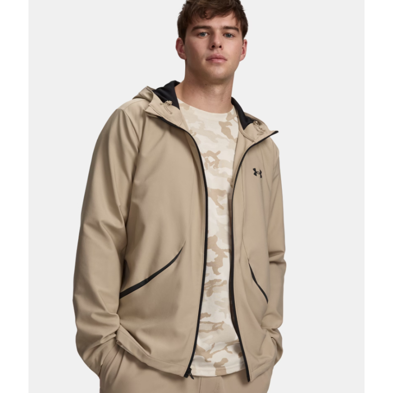 Veste UA Unstoppable Woven Homme 6014621 | Déperlante, Extensible & Ultra Résistante