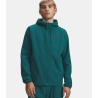 UA Stretch Woven Windbreaker Jacket Men 6003001 | Water-Repellent, Wind-Resistant & Stretch