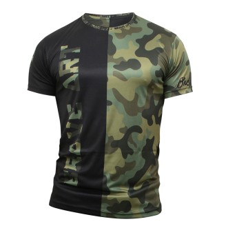 Brave Art Fast Dry T-Shirt Black Camo – Long Sleeve MMA Training Shirt