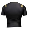 Brave Art Short Sleeve Rashguard Black Gold – MMA BJJ XS–XXXL