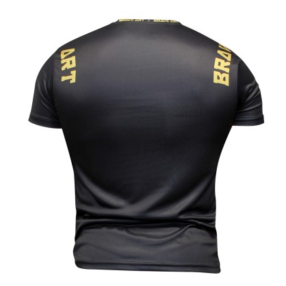 Brave Art BG Fast Dry T-Shirt Black & Gold – MMA Fit XS–XXXL