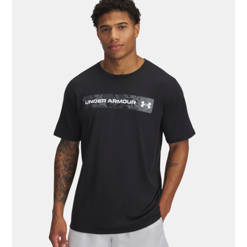 UA Camo Chest Stripe Men’s T-Shirt | Soft Cotton Comfort