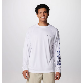 T-shirt technique manches longues Columbia PFG Terminal Tackle™ Homme – Omni-Shade UPF 50, Omni-Wick