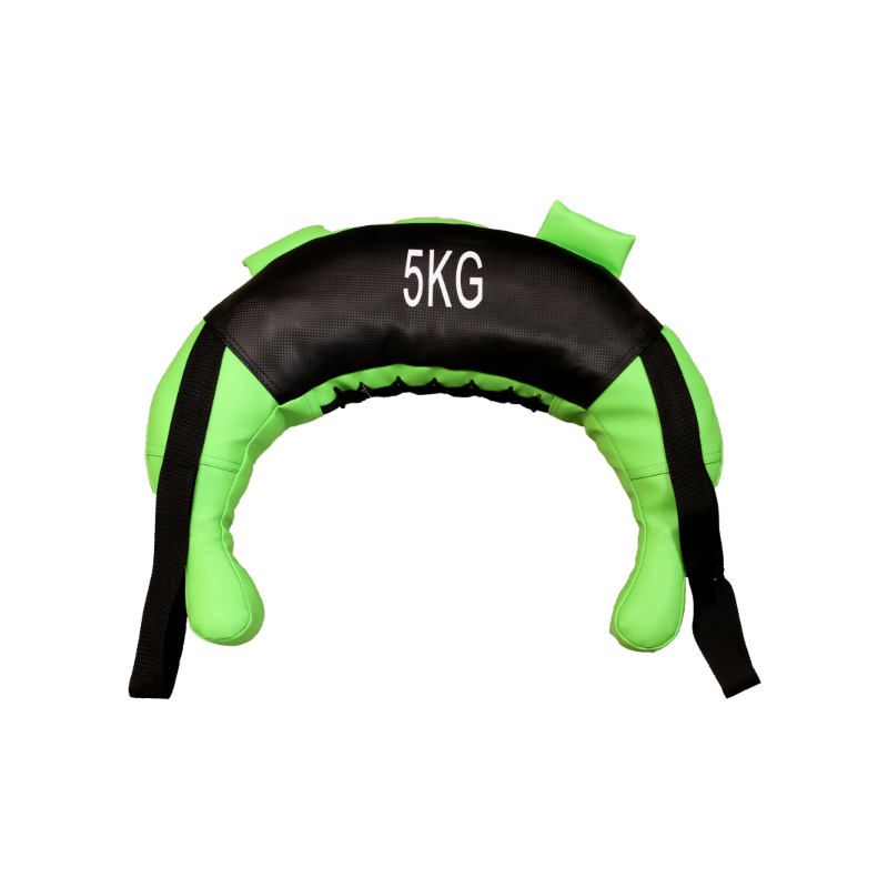 Sac Bulgare Vert Clair 5 kg – Entraînement Fonctionnel et Renforcement Musculaire