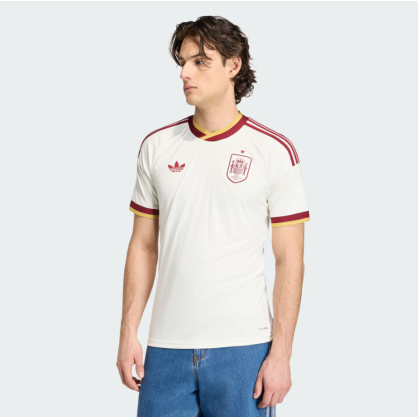 Maillot Extérieur Espagne 2026 adidas JN4397 Off White