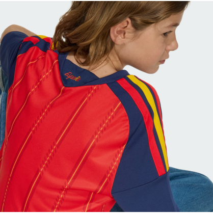 Spain Home Jersey 2026 Kids adidas JZ5757 Vivid Red