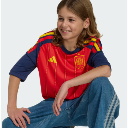Maillot Domicile Espagne 2026 Junior adidas JZ5757 Vivid Red