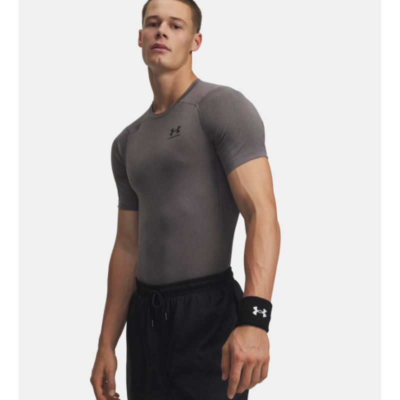 Haut HeatGear® manches courtes Homme – Under Armour | Base layer technique