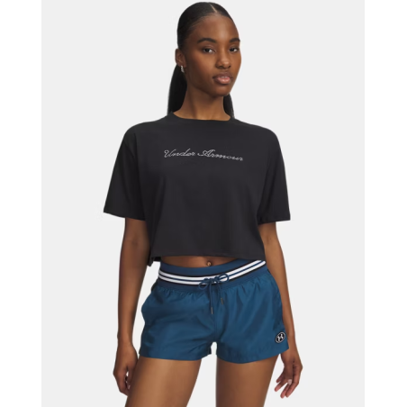 Under Armour Wordmark Crop T-Shirt Women 6010588