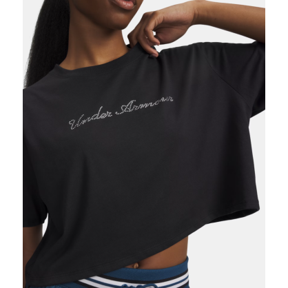 Under Armour Wordmark Crop T-Shirt Women 6010588