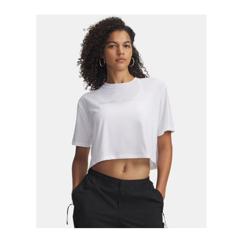 Under Armour Wordmark Crop T-Shirt Women 6010588