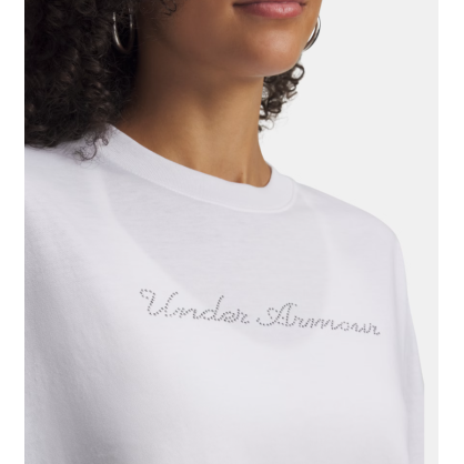 Under Armour Wordmark Crop T-Shirt Women 6010588