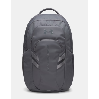 UA Hustle 6.0 Pro Backpack – Grey, Water-Resistant & Versatile | 1384671-002