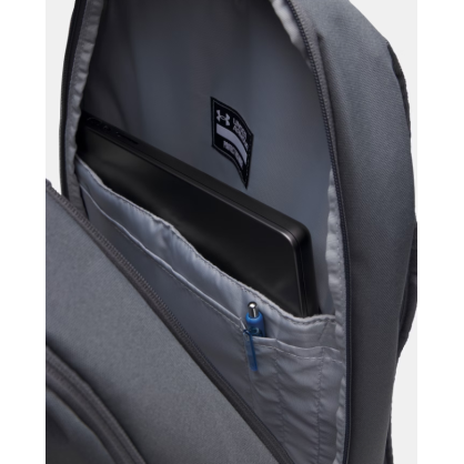UA Hustle 6.0 Pro Backpack – Grey, Water-Resistant & Versatile | 1384671-002