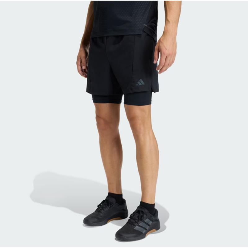 adidas D4T 2-in-1 Training Shorts KF6431