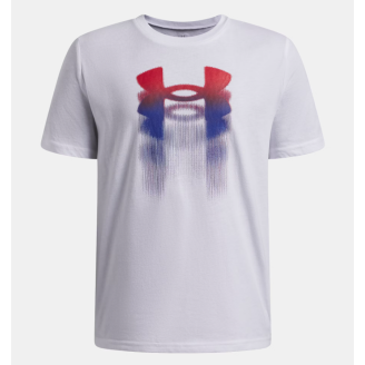T-shirt UA Logo Blur Garçon Manches Courtes
