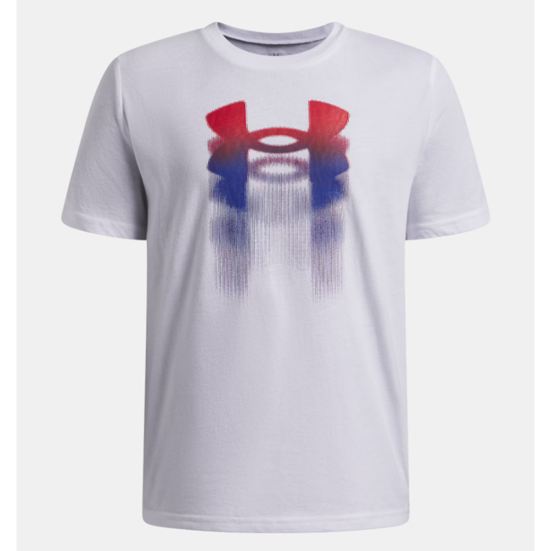 T-shirt UA Logo Blur Garçon Manches Courtes
