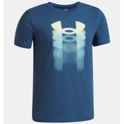 T-shirt UA Logo Blur Garçon Manches Courtes