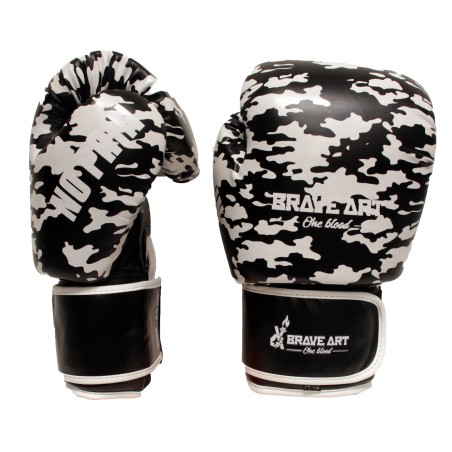 Brave Art Black Shadow | Gants Boxe Thaï PU Premium