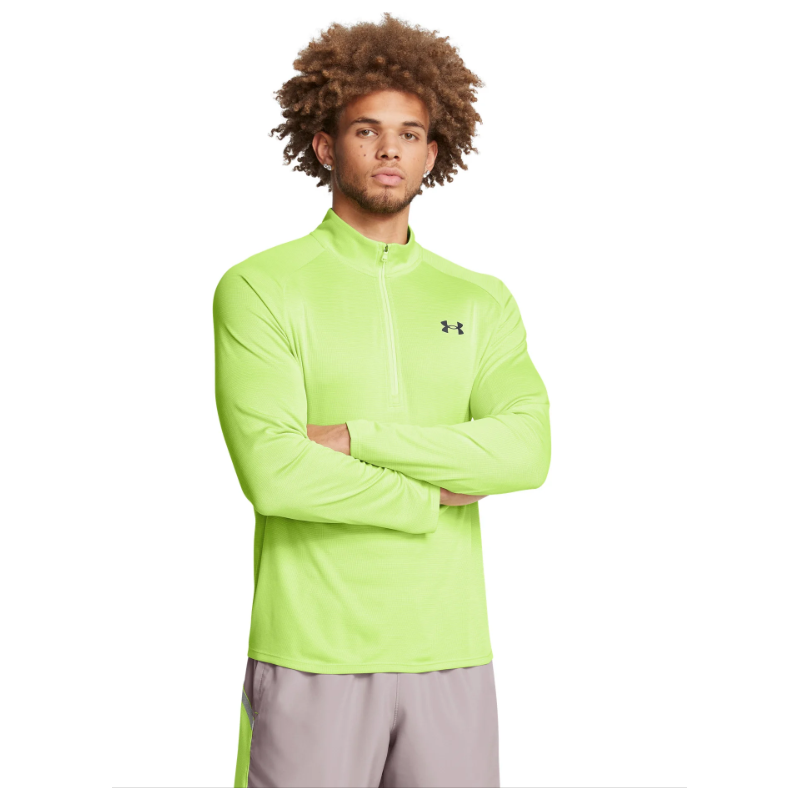 Demi-Zip UA Tech™ Homme – Séchage Rapide, Ultra-Doux, Parfait pour la Superposition