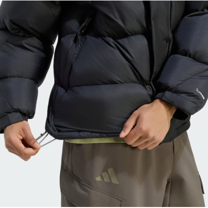 Doudoune à capuche Terrex Xploric Climawarm adidas – Coupe loose, Black/Black