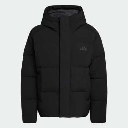 Helionic Puffer Hooded Jacket adidas | Official