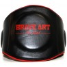 Brave Art Body Pad – Echtleder Schwarz mit Rotem Logo – BABPF