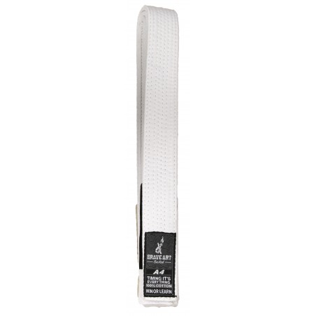 Ceinture Blanche de Jiu Jitsu Brésilien Brave Art Ceinture Blanche de Jiu Jitsu Brésilien Brave Art