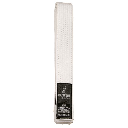 Ceinture Blanche de Jiu Jitsu Brésilien  Brave Art