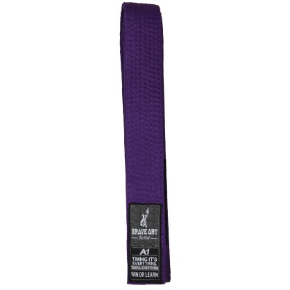 Ceinture Violette de Jiu Jitsu Brésilien Brave Art