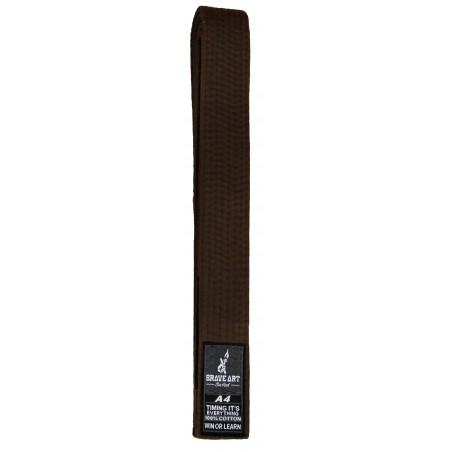 Ceinture Marron de Jiu Jitsu Brésilien Brave Art