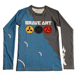 Rashguard LS Kanjis Brave Art