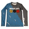 Rashguard LS Kanjis Brave Art