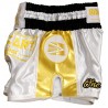 Brave Art Muay Thai Shorts Gold – Weiß & Gold – BATHSHWG