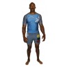 Rashguard SS Kanjis Brave Art