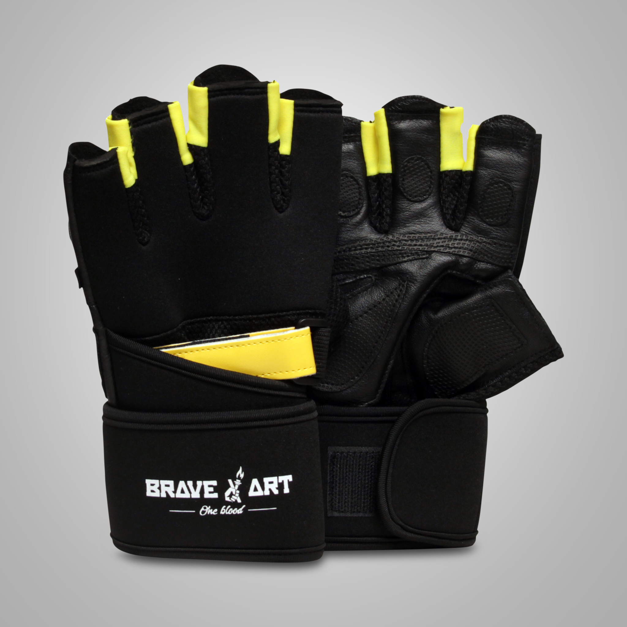 Gants de Fitness Brave Art – Demi-doigts respirants & polyvalents