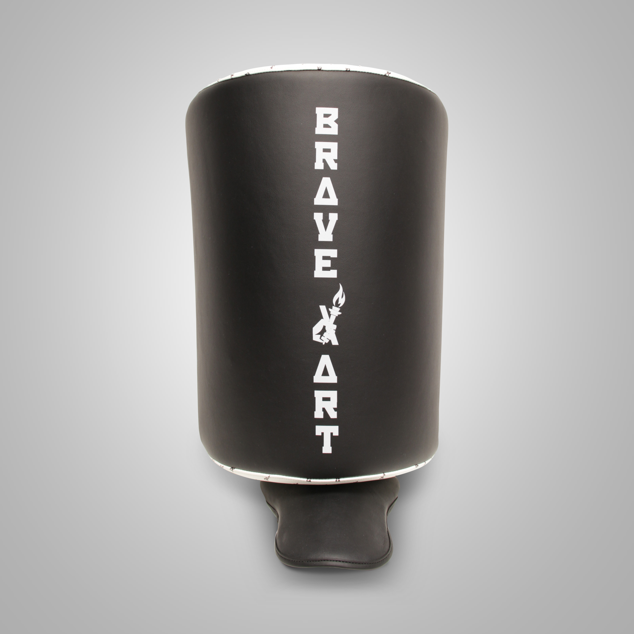 Calf Kick Brave Art en Cuir – Noir & Blanc